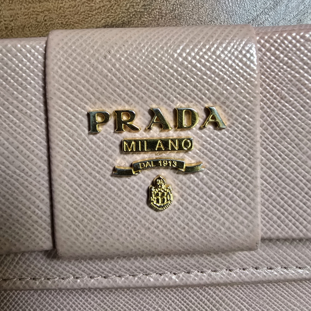 Prada Key Holder Case Pink Ssffisno Leather - Picture 6 of 10